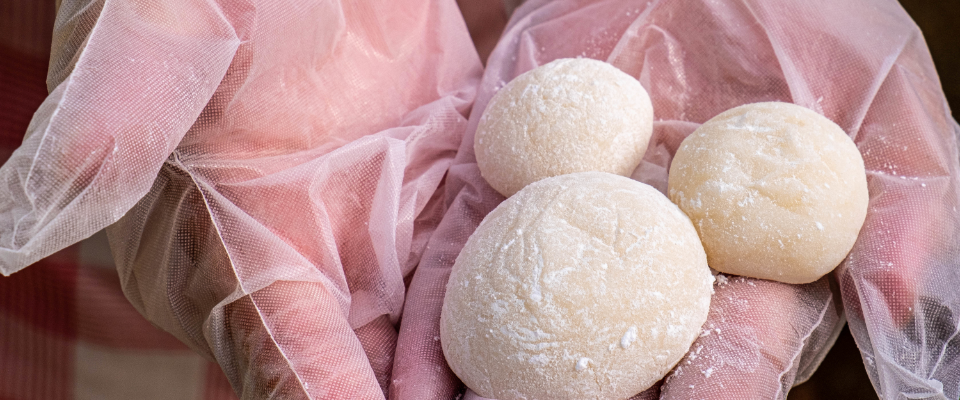 丸餅のイラスト