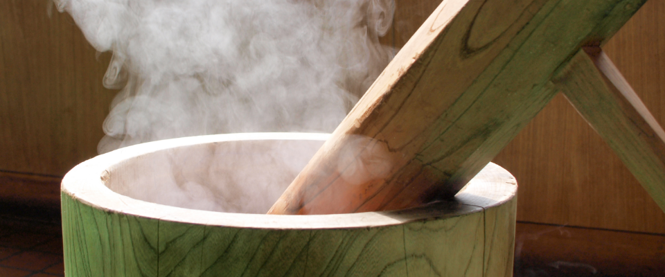 臼と杵のイラスト